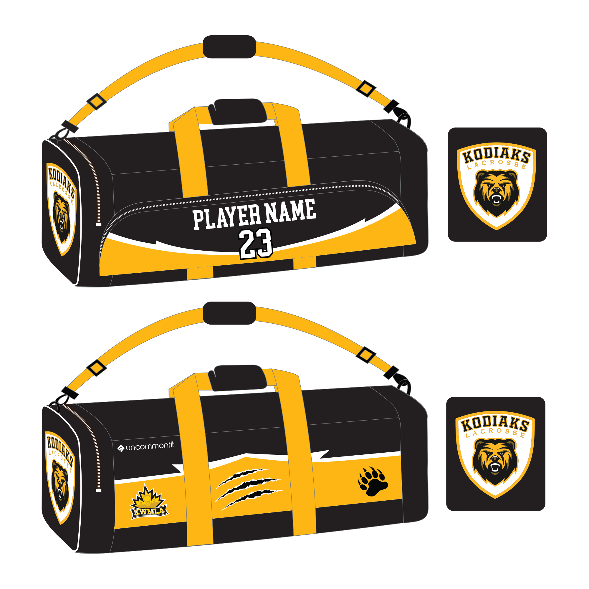 KW Kodiaks Equipment Bag