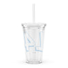 L4 Clear plastic tumbler