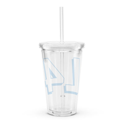 L4 Clear plastic tumbler