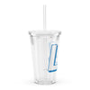 L4 Clear plastic tumbler