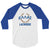 Greece 3/4 sleeve raglan shirt