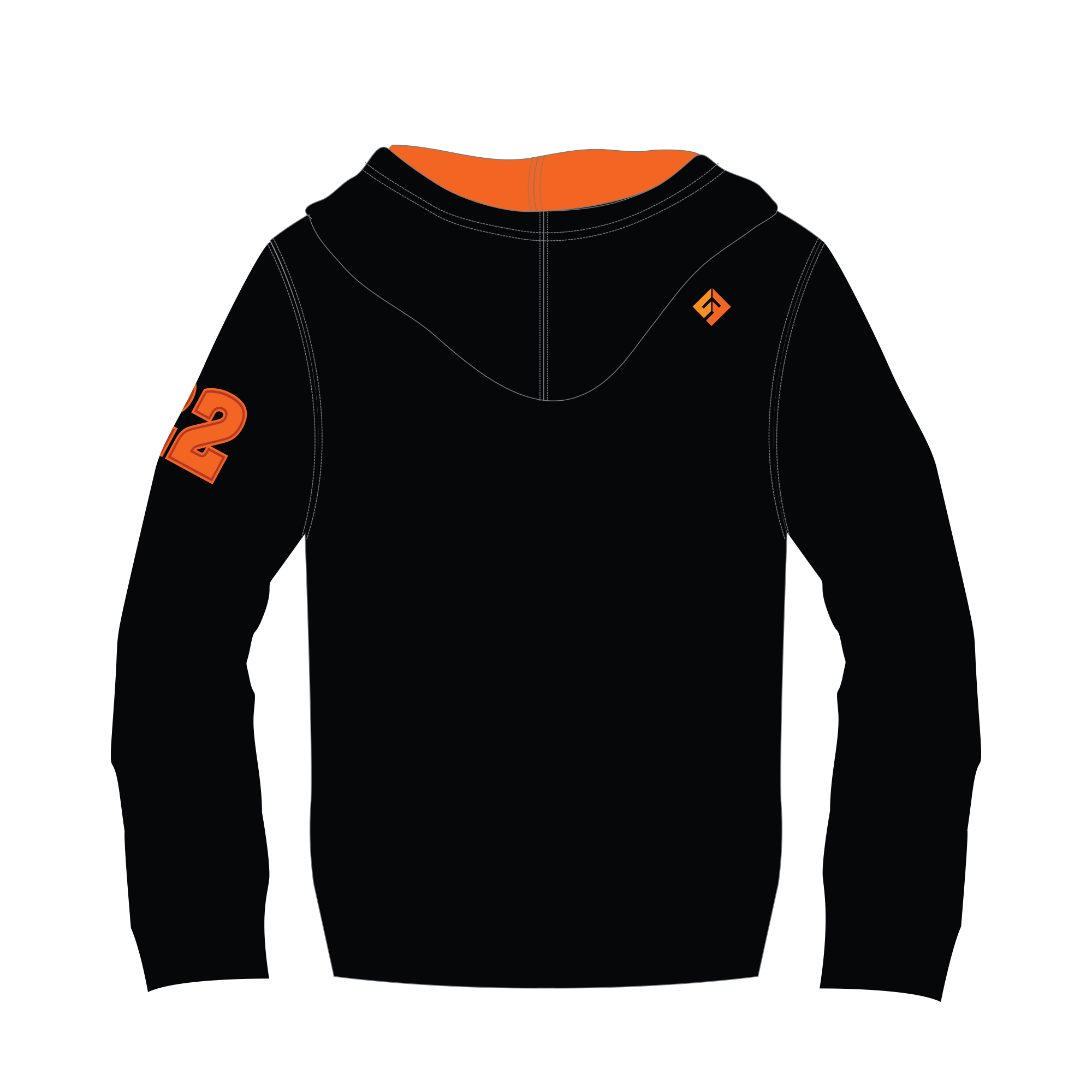 Team hot sale orange hoodie